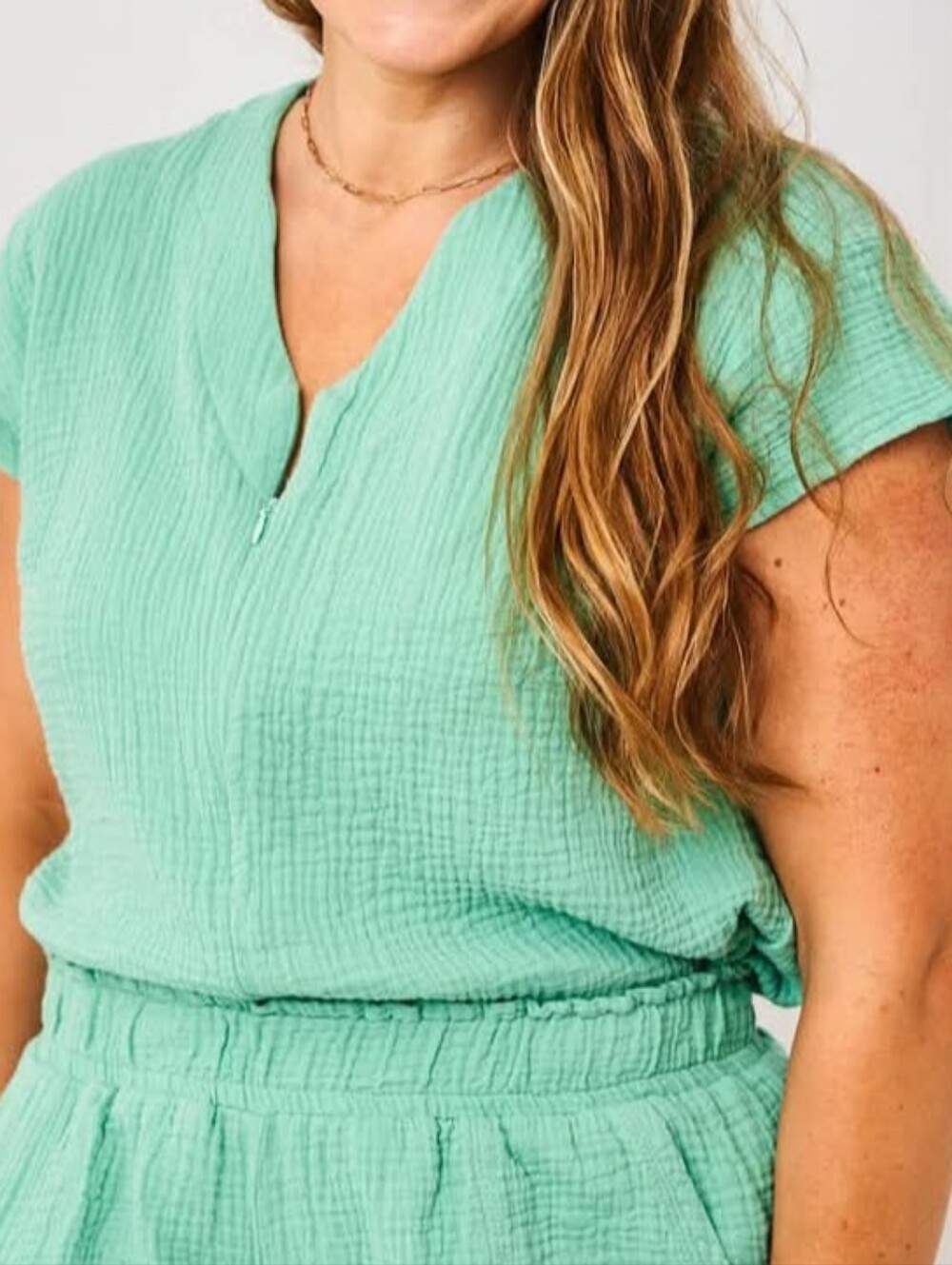 Latched Mama Coastline Cotton Top
